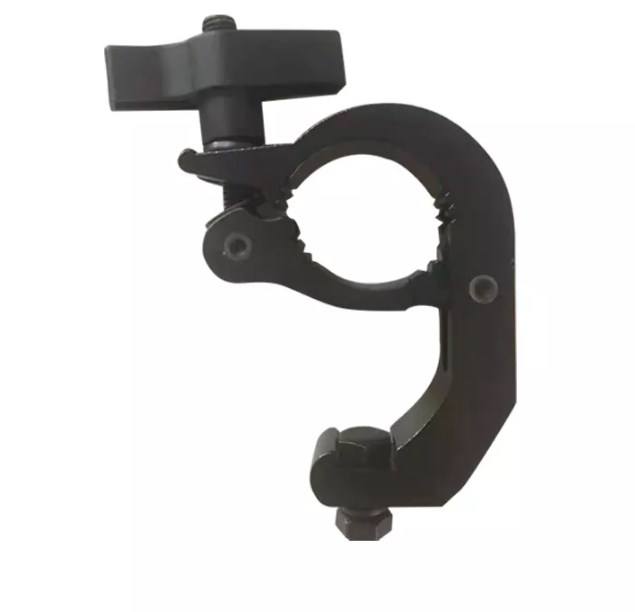Stage Lighting 100KG Load Folding Truss Clamp Truss Hook Aluminum Quick Release Truss Boom Arm Lighting Beam Clamp for Dj