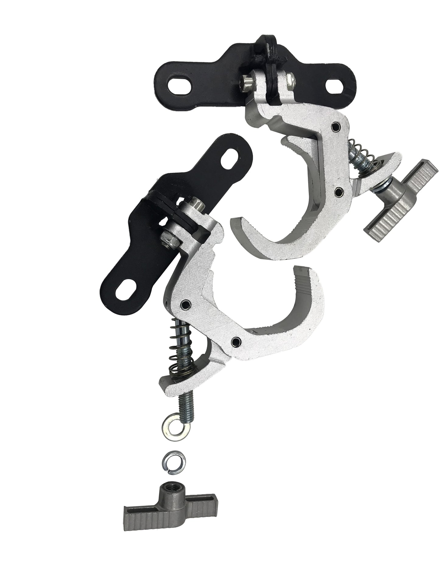 Aluminum Stage Truss Lighting Clamp Hook Moving Head Stage Light Fold Hooks Foldable Clamp Heavy Duty Coupler Truss Display
