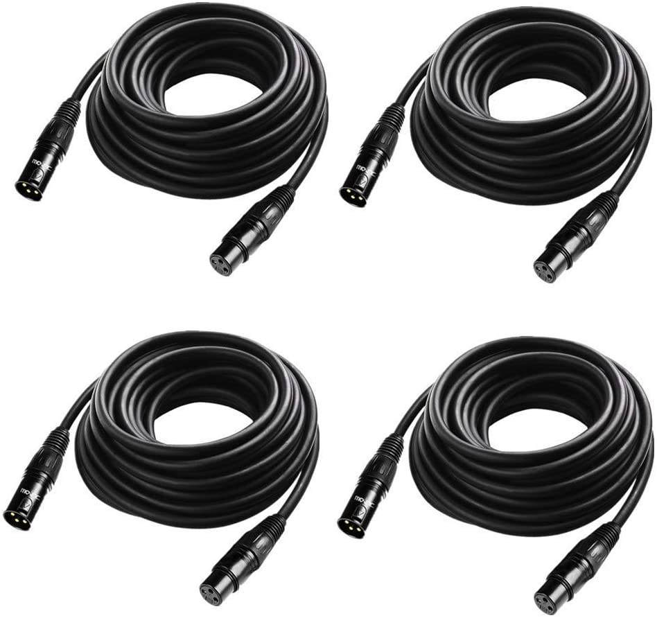 1M 2M 5M 10M 3 Pin XLR DMX Cable DMX Line for Stage Lights Moving Heads Light