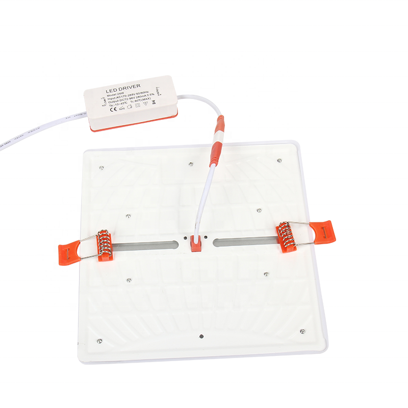 Recessed Mounted Indoor Lighting Round Aluminum PP 9w 18w 24w SMD LED Ceiling Led Panel Light