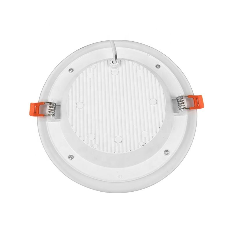Factory Supply 3 Colors COB Round Shape 6W 7W 10W With High Lumen Glass Led Panel Light