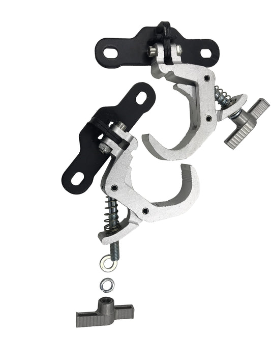 Aluminum Stage Truss Lighting Clamp Hook Moving Head Stage Light Fold Hooks Foldable Clamp Heavy Duty Coupler Truss Display