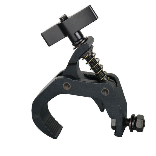 Professional 60mm 70mm Slivery Black Stage Light Clamps Truss Heavy Duty Truss Hook Aluminum Truss Pipe Clamp