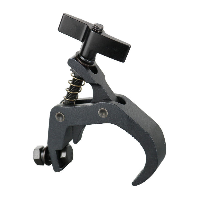 Professional 60mm 70mm Slivery Black Stage Light Clamps Truss Heavy Duty Truss Hook Aluminum Truss Pipe Clamp