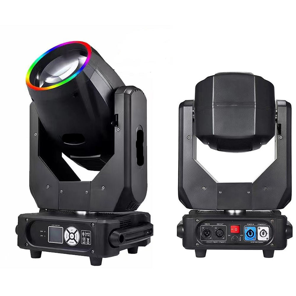 295W Beam Moving Head Light With Hola Ring DMX Stage Lighting Projector for DJ Disco Party Concert Professional Stage Light