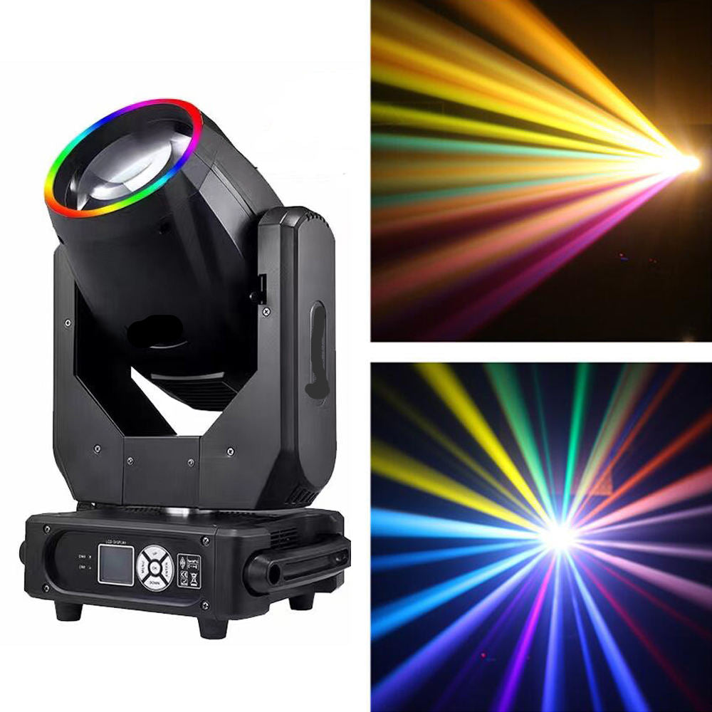 295W Beam Moving Head Light With Hola Ring DMX Stage Lighting Projector for DJ Disco Party Concert Professional Stage Light
