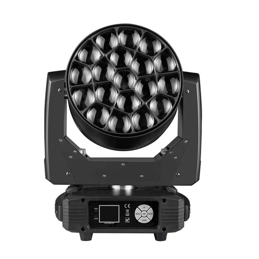 19X15W LED Zoom Wash RGBW 4In1 Moving Head Light Full Color Led Stage Lamp Bee Eye Movinghead Light
