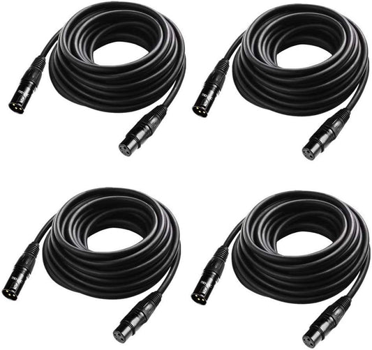 1M 2M 5M 10M 3 Pin XLR DMX Cable DMX Line for Stage Lights Moving Heads Light