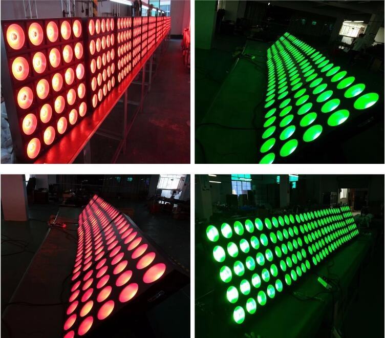High Brightness 25x30W 3in1 RGB RGBW Pixel LED COB Matrix Stage Light
