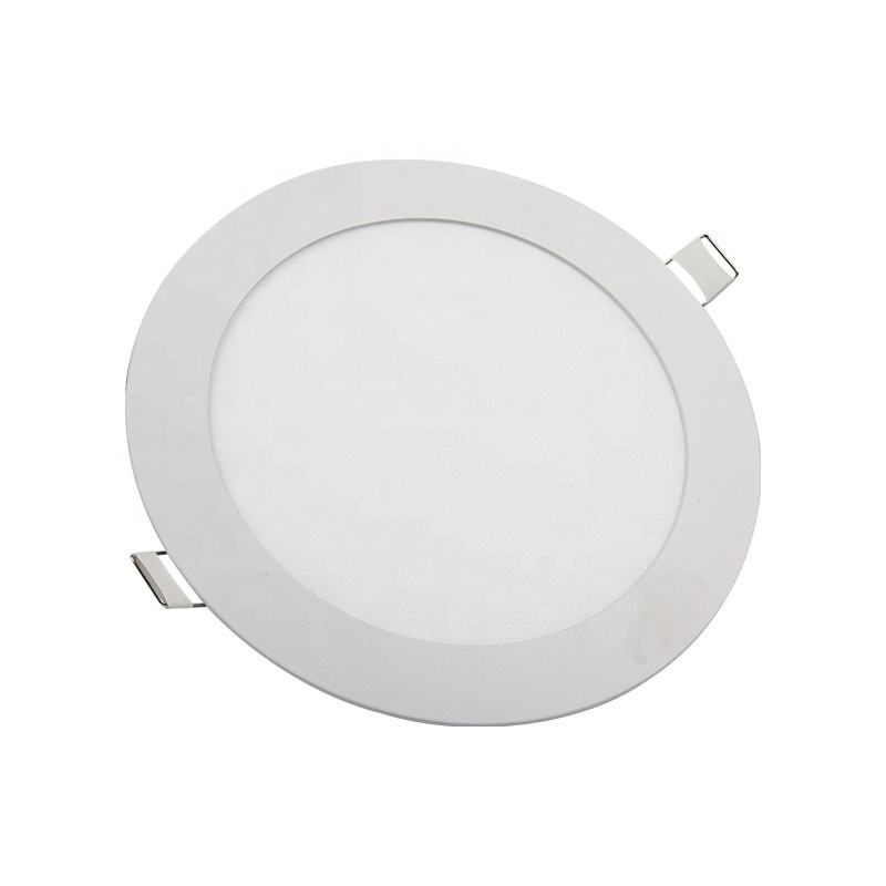 Factory Price 85-265V Ceiling Recessed Round Square Ultra Silm 3W 6W 9W 12W 15W 18W LED Panel Light