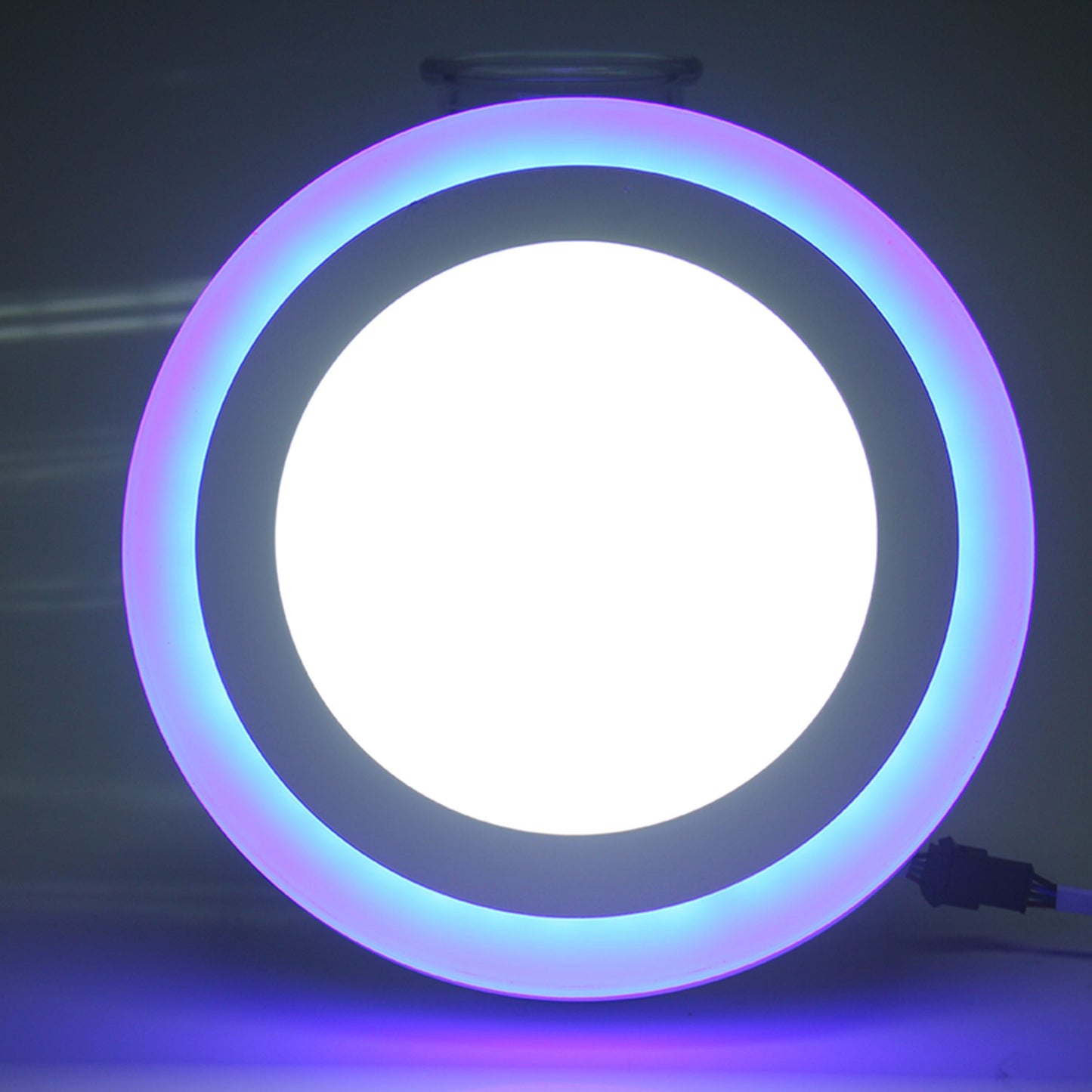 Ultra-Thin RGB LED Panel Recessed Ceiling Light 6+3w Color Changing Round Ceiling Downlight