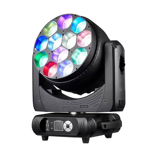 High Quality DJ Equipment RGBW 12x40W 4in1 Zoom Pixel Led Wash Light Beam Moving Head Led Stage Lights