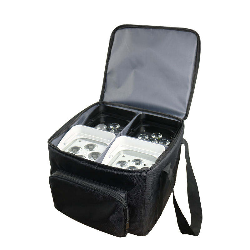 High Quality 6x18w 4x18w LED Battery Wifi Wireless Uplights 4in1 Travel Bag Soft Case
