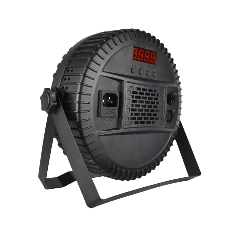 New Coming Mini Flat 18x6W RGBWA UV 6in1 LED Par Can Lights DMX512 Stage Lighting for Church DJ Party Bar Show