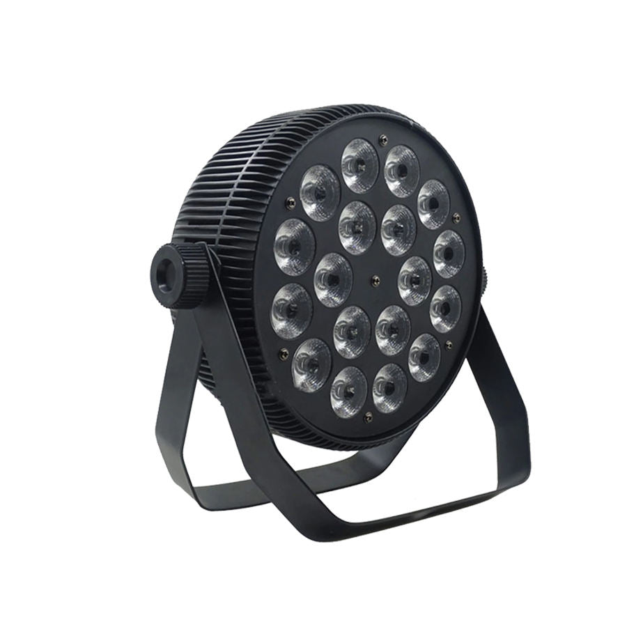 Wedding Event Dmx 18x10w 15w 18w RGBW RGBWA RGBWA UV 4in1 5in1 6in1 Flat Slim Led Par Can Light
